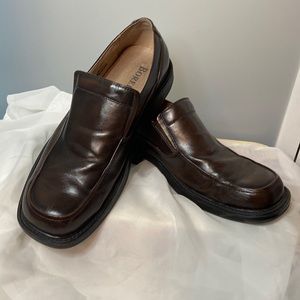 Borelli dark brown loafers. Size 11.5